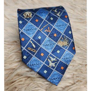 RARE FIND! VINTAGE TABASCO DUCK HUNTING SILK TIE